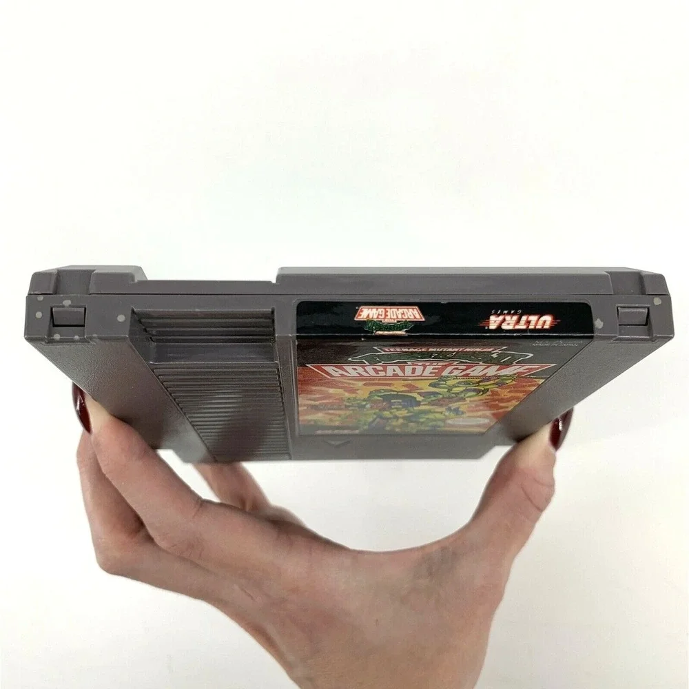 TEENAGE MUTANT NINJA TURTLES II 2 TMNT ARCADE NES Nintendo Original Game TESTED!